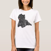Black Cairn Terrier T-shirt (Voorkant)