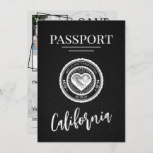 Black California Passport Bewaar de datum