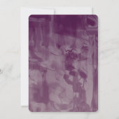 Black Calligraphy Rehearsal Dinner Kaart (Achterkant)