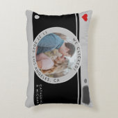 Black Camera Photo Unique Wedding Jubileum Accent Kussen (Voorkant(Verticaal))