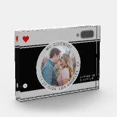 Black Camera Photo Unique Wedding Jubileum Fotoblokken (Links)