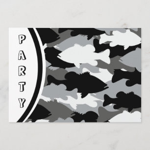 Black Camo Bass Gevist Kaart