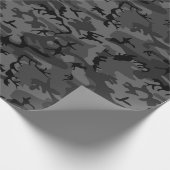 Black Camo Cadeaupapier (Hoek)