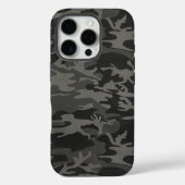 Black Camo Case-Mate iPhone Case (Achterkant)