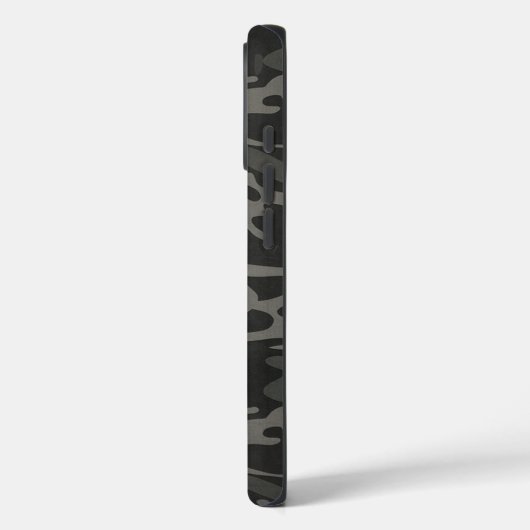 Black Camo Case-Mate iPhone Case (Achterkant / Links)