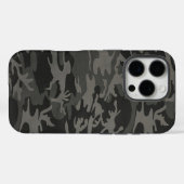 Black Camo Case-Mate iPhone Case (Achterkant (horizontaal))