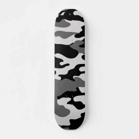 BLACK CAMO - Skateboard (Voorkant)