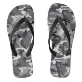 Black Camo Teenslippers (Voetbed)