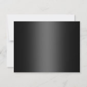 Black Camo Wedding RSVP Kaartje (Achterkant)