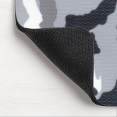 Black Camoflauge Mousepad Muismat (Hoek)