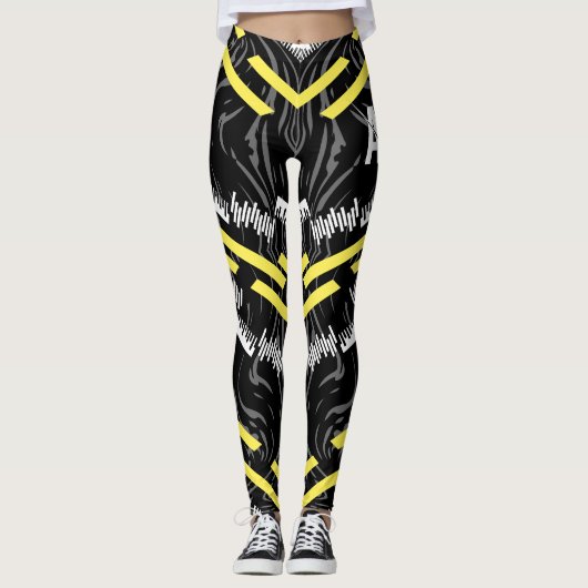 Black camouflage AI cmo sport 1, Leggings (Voorkant)