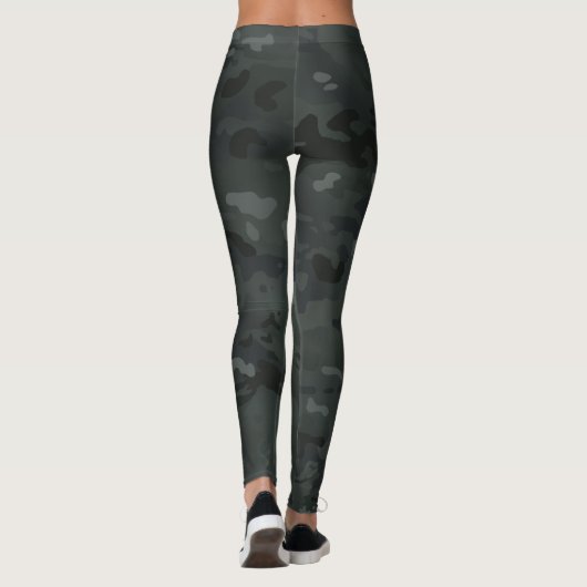 Black Camouflage I Leggings (Achterkant)
