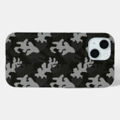 Black Camouflage Pattern Case-Mate iPhone Case (Achterkant (horizontaal))