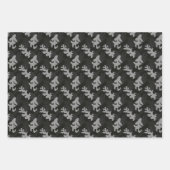 Black Camouflage Pattern Inpakpapier Vel (Voorkant 2)