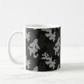 Black Camouflage Pattern Koffiemok (Links)