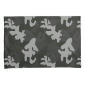 Black Camouflage Pattern Kussensloop (Voorkant-Rechts)