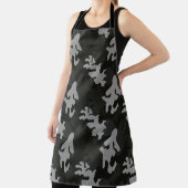 Black Camouflage Pattern Schort (Insitu)