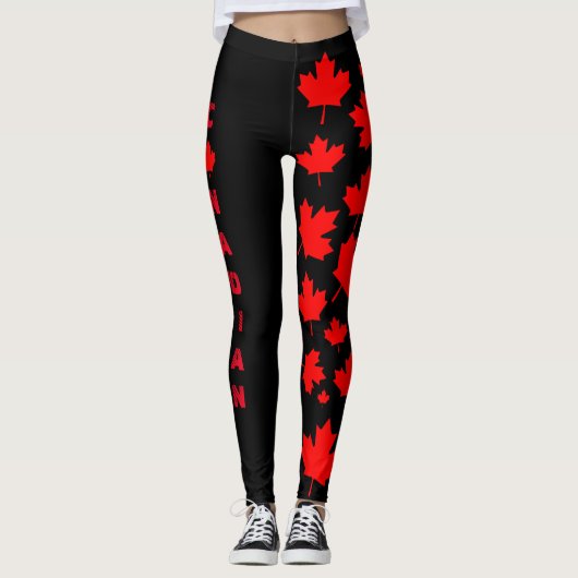 Black Canadian Tights Leggings (Voorkant)