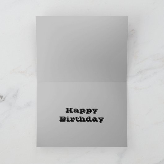 Black Candles Halloween Birthday Kaart (Binnen)