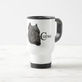 Black Cane Corso Reisbeker (Voorkant rechts)