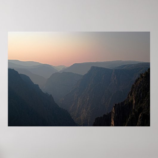 Black Canyon Morning Poster (Voorkant)