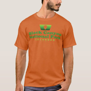 Black Canyon National Park Retro Badge Arrowhead G T-shirt