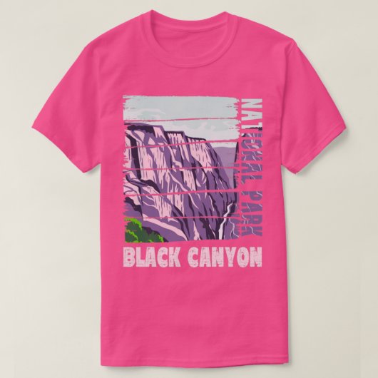 Black Canyon of Gunnison National Park T-shirt (Design voorkant)