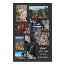 Black Canyon of the Gunnison Custom Travel Poster