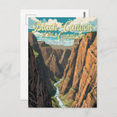 Black Canyon of the Gunnison National Park Art Briefkaart (Voorkant / Achterkant)
