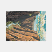 Black Canyon of the Gunnison National Park Art Fleece Deken (Voorkant (Horizontaal))