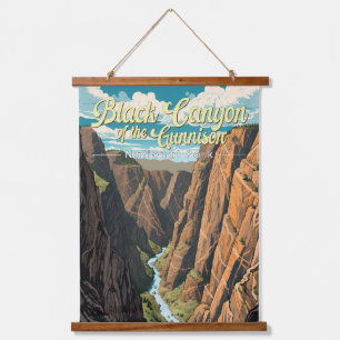 Black Canyon of the Gunnison National Park Art Hangend Wandkleed
