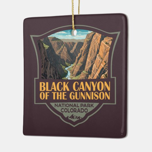 Black Canyon of the Gunnison National Park Art Keramisch Ornament (Links)