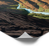 Black Canyon of the Gunnison National Park Art Poster (Hoek)