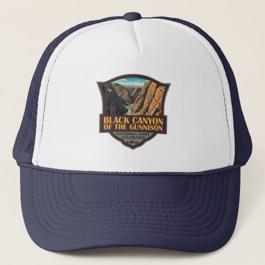 Black Canyon of the Gunnison National Park Art Trucker Pet (Voorkant)