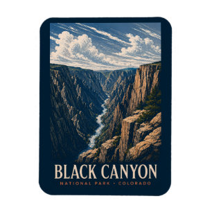 Black Canyon of the Gunnison National Park Modern Magneet
