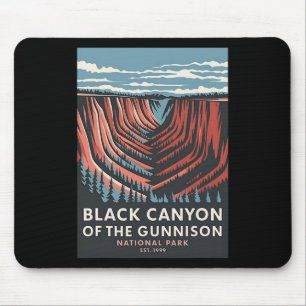 Black Canyon Of The Gunnison National Park Vintage Muismat