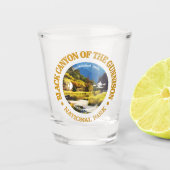 Black Canyon of the Gunnison (rd)2 Shot Glas (Voorkant)