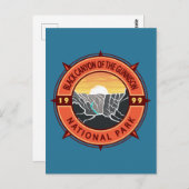 Black Canyon van de Gunnison National Park Compass Briefkaart (Voorkant / Achterkant)