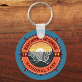 Black Canyon van de Gunnison National Park Compass Sleutelhanger (Voorkant)