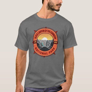Black Canyon van de Gunnison National Park Compass T-shirt