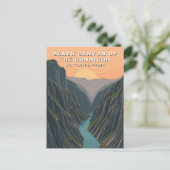 Black Canyon van de Gunnison Travel USA Briefkaart (Staand voorkant)