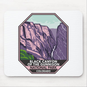 Black Canyon van de Vintage van het Gunnison Natio Muismat