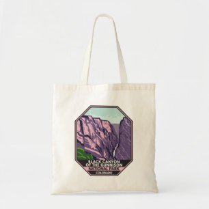 Black Canyon van de Vintage van het Gunnison Natio Tote Bag
