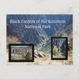 Black Canyon van het Briefkaart Gunnison Travel