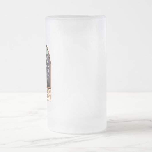 Black Canyon van het  Embleem van Gunnison Matglas Bierpul (Center)