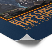 Black Canyon van het Embleem van Gunnison Poster (Hoek)