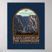 Black Canyon van het  Embleem van Gunnison Poster (Voorkant)