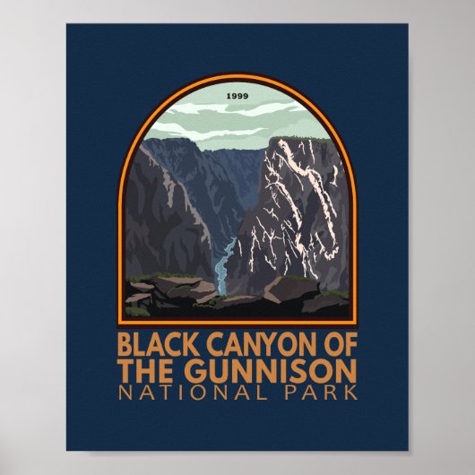 Black Canyon van het Embleem van Gunnison Poster (Voorkant)