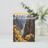 Black Canyon van het Gunnison National Park Briefkaart (Staand voorkant)