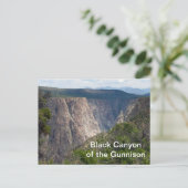 Black Canyon van het Gunnison National Park Briefkaart (Staand voorkant)